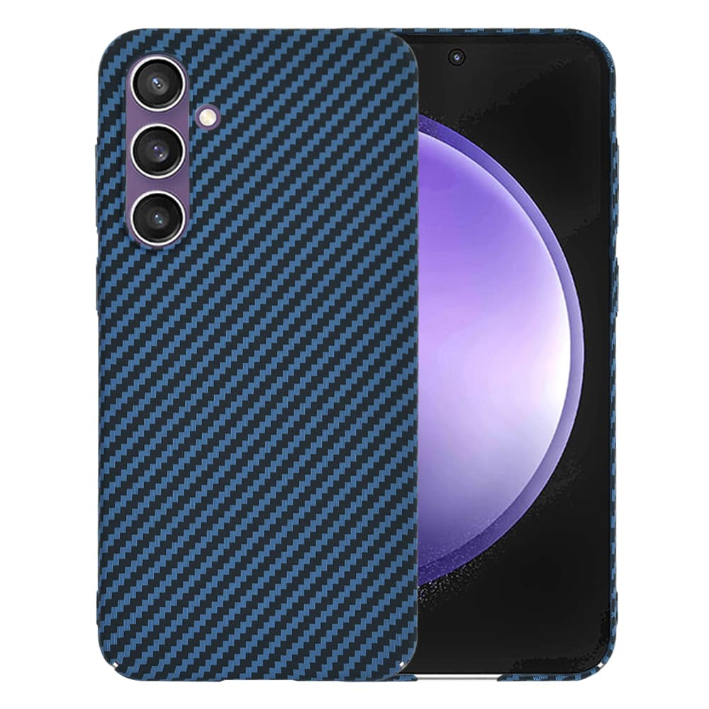 Techsuit Karbonová skořepina Samsung Galaxy S23 FE Azurová - náhled 1