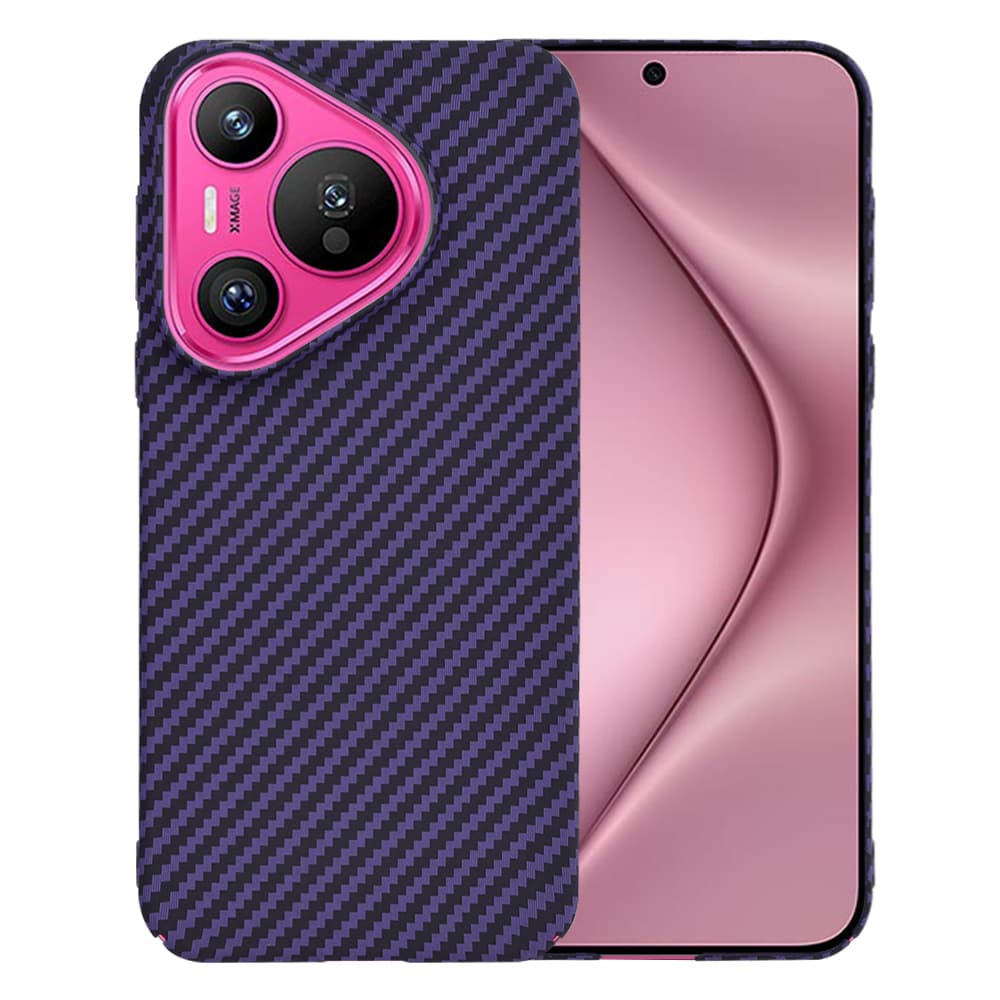 Techsuit Karbonitový kryt Huawei Pura 70 Fialový - náhled 1