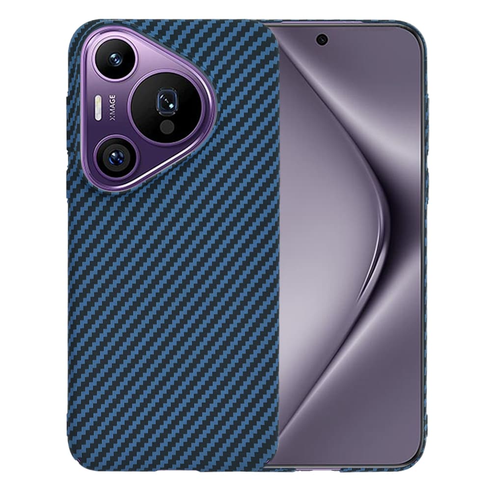 Techsuit Carbonite FiberShell Huawei Pura 70 Pro Azurové - náhled 1