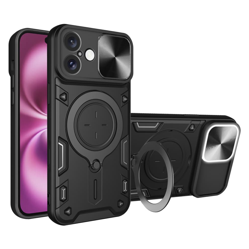 Techsuit CamGuard Pro pouzdro iPhone 16 Plus černá - náhled 1