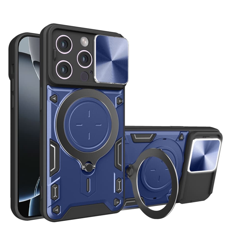 Techsuit CamGuard Pro iPhone 16 Pro Modrý - náhled 1