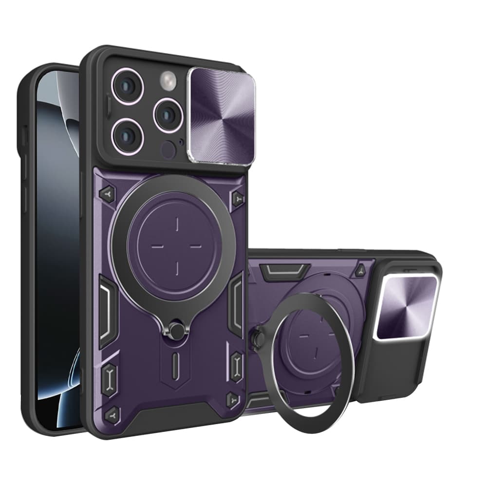 Techsuit CamGuard Pro iPhone 16 Pro fialové pouzdro - náhled 1