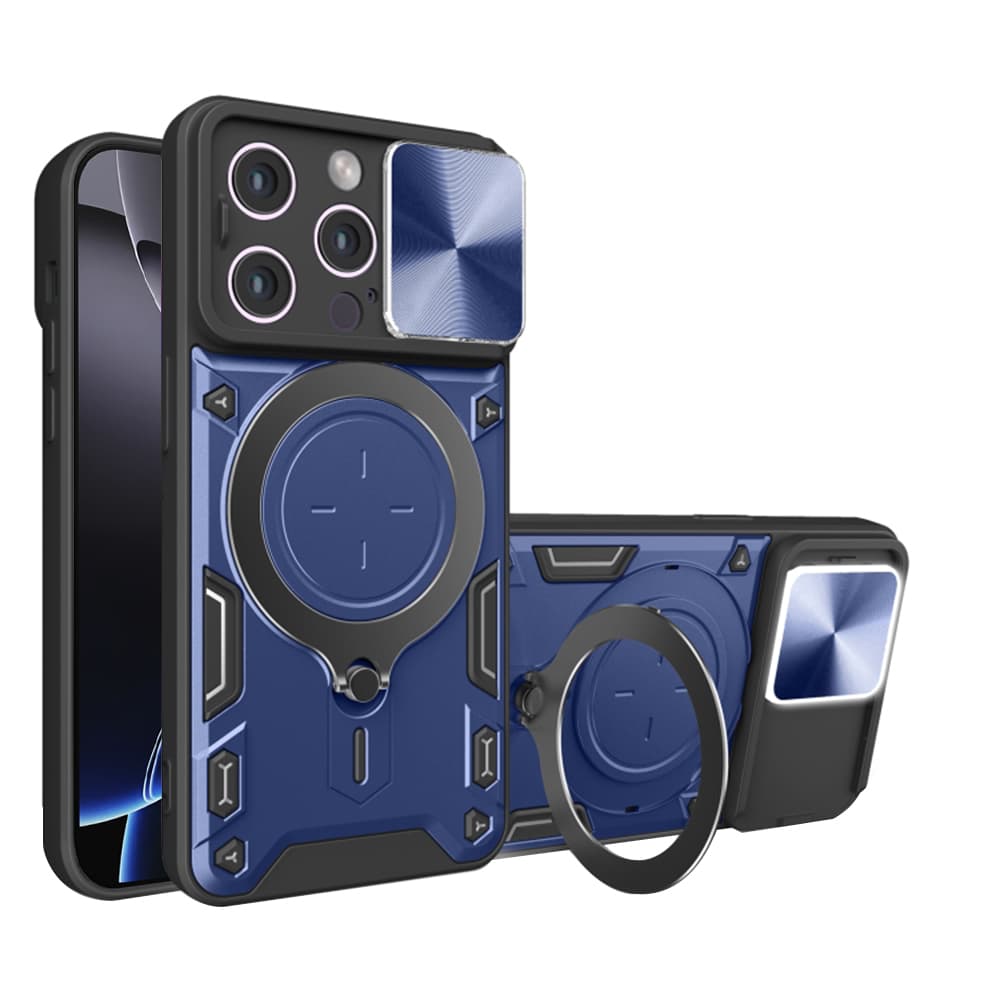 Techsuit CamGuard Pro iPhone 16 Pro Max Modrá - náhled 1