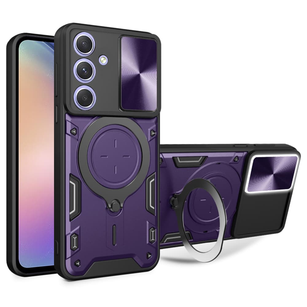 Techsuit CamGuard Pro Samsung Galaxy A54 Fialová - náhled 1