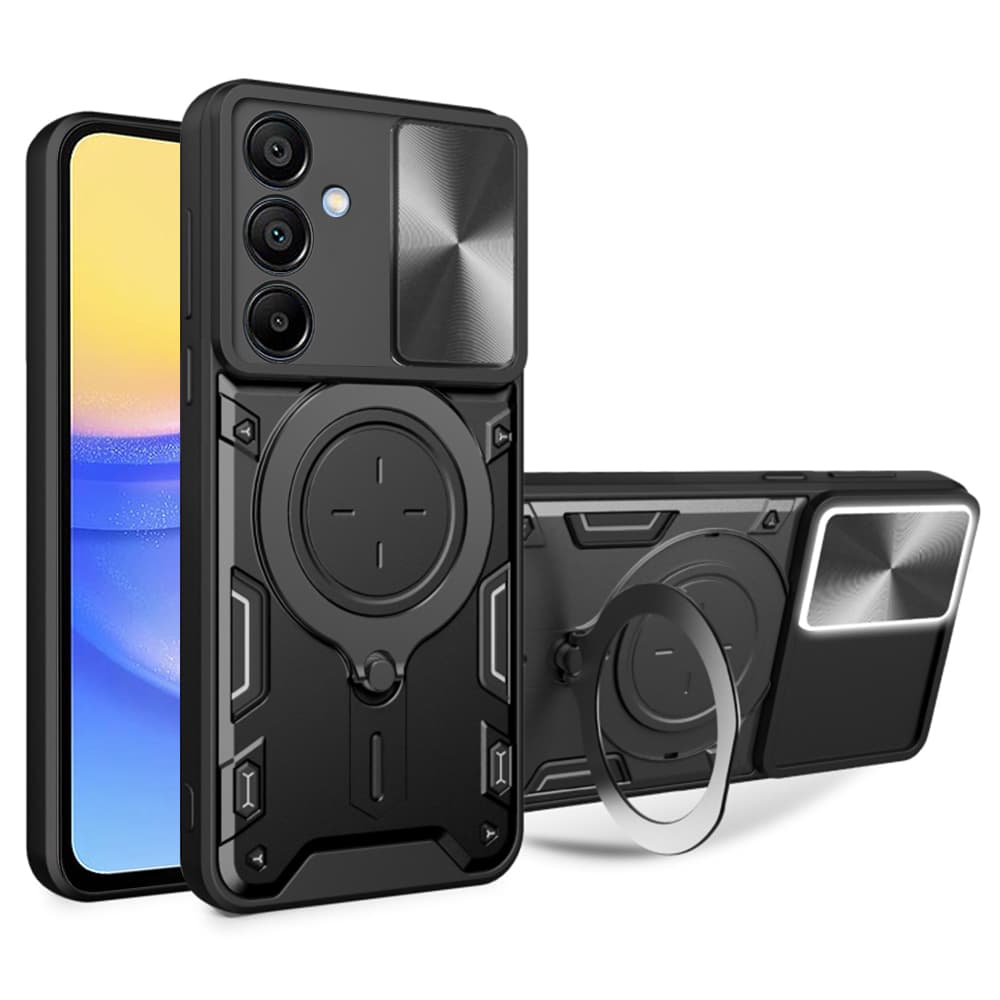 Techsuit Chránič kamery Pro Samsung Galaxy A15 4G A15 5G Černá - náhled 1