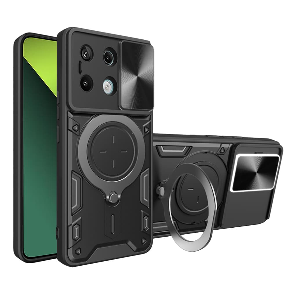 Techsuit Ochrana kamery Pro Xiaomi Redmi Note 13 Pro 5G Poco X6 Černá - náhled 1