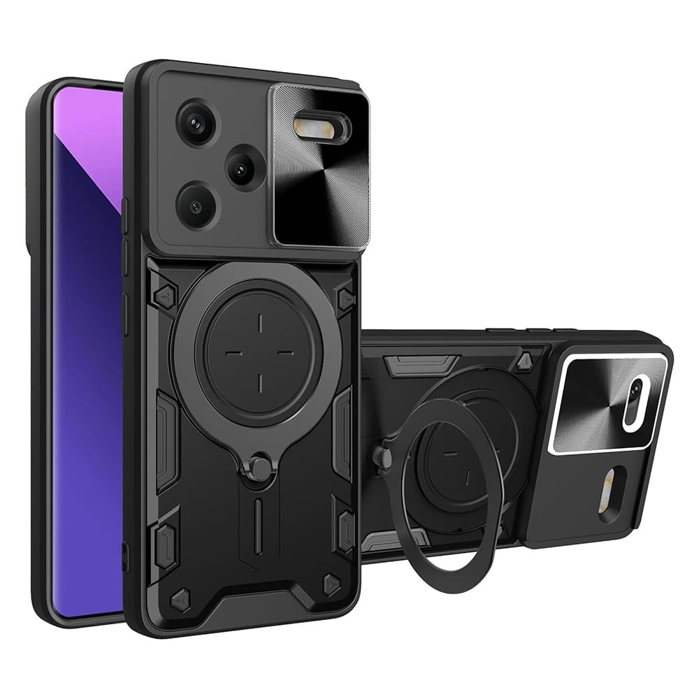 Techsuit CamGuard Pro obal Redmi Note 13 Pro+ 5G černý - náhled 1