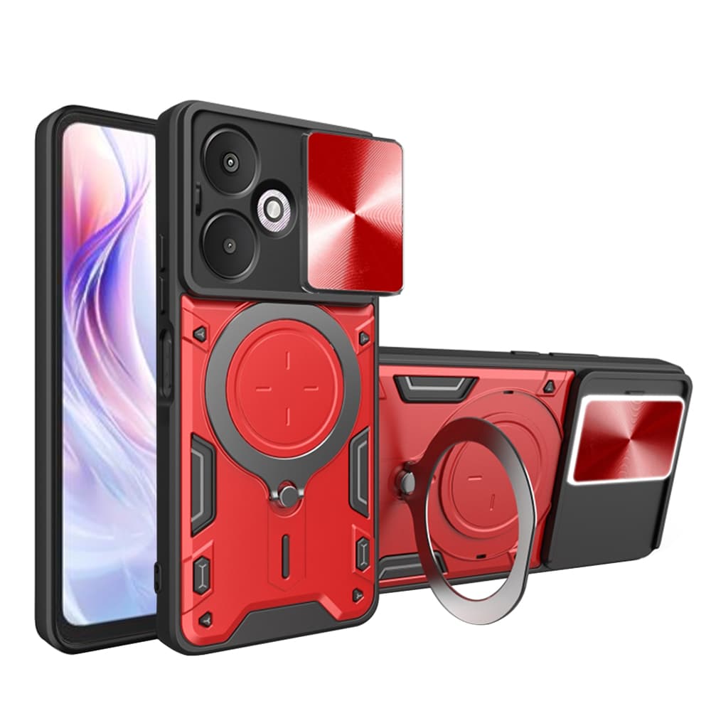 Techsuit CamGuard Pro Xiaomi Redmi 13C 5G Červený - náhled 1