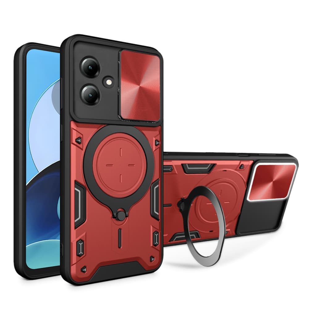 Techsuit CamGuard Pro Motorola Moto G14 Červený - náhled 1