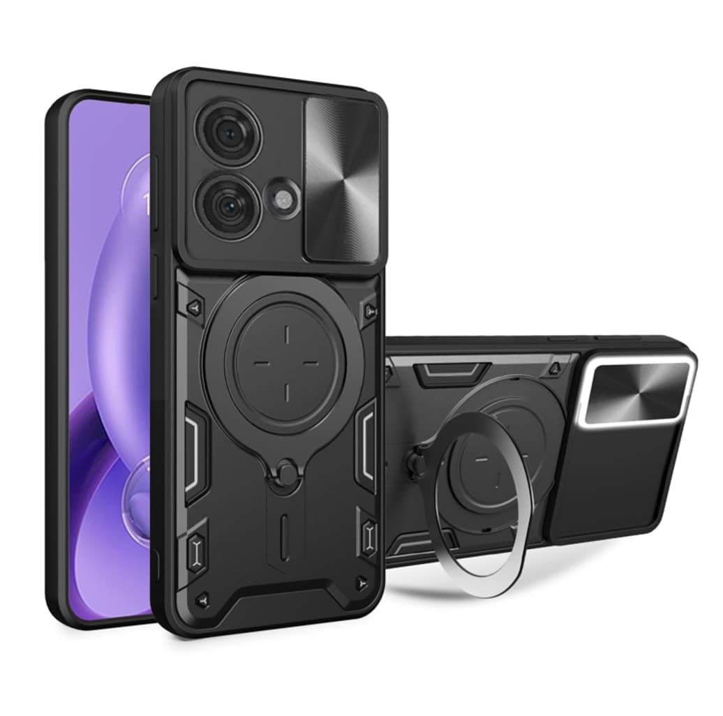 Techsuit CamGuard Pro kryt pro Motorola Edge 40 Neo Black - náhled 1