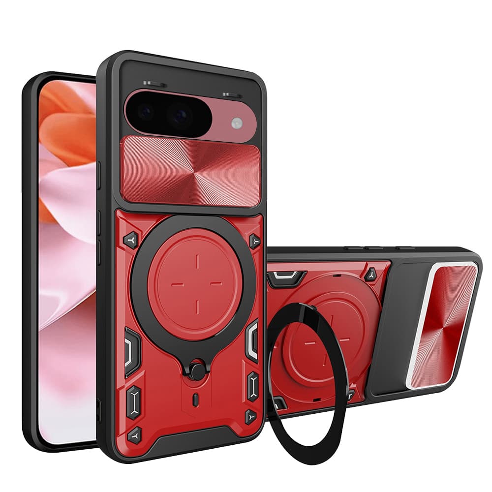 Techsuit CamGuard Pro Google Pixel 9 9 Pro Červený - náhled 1