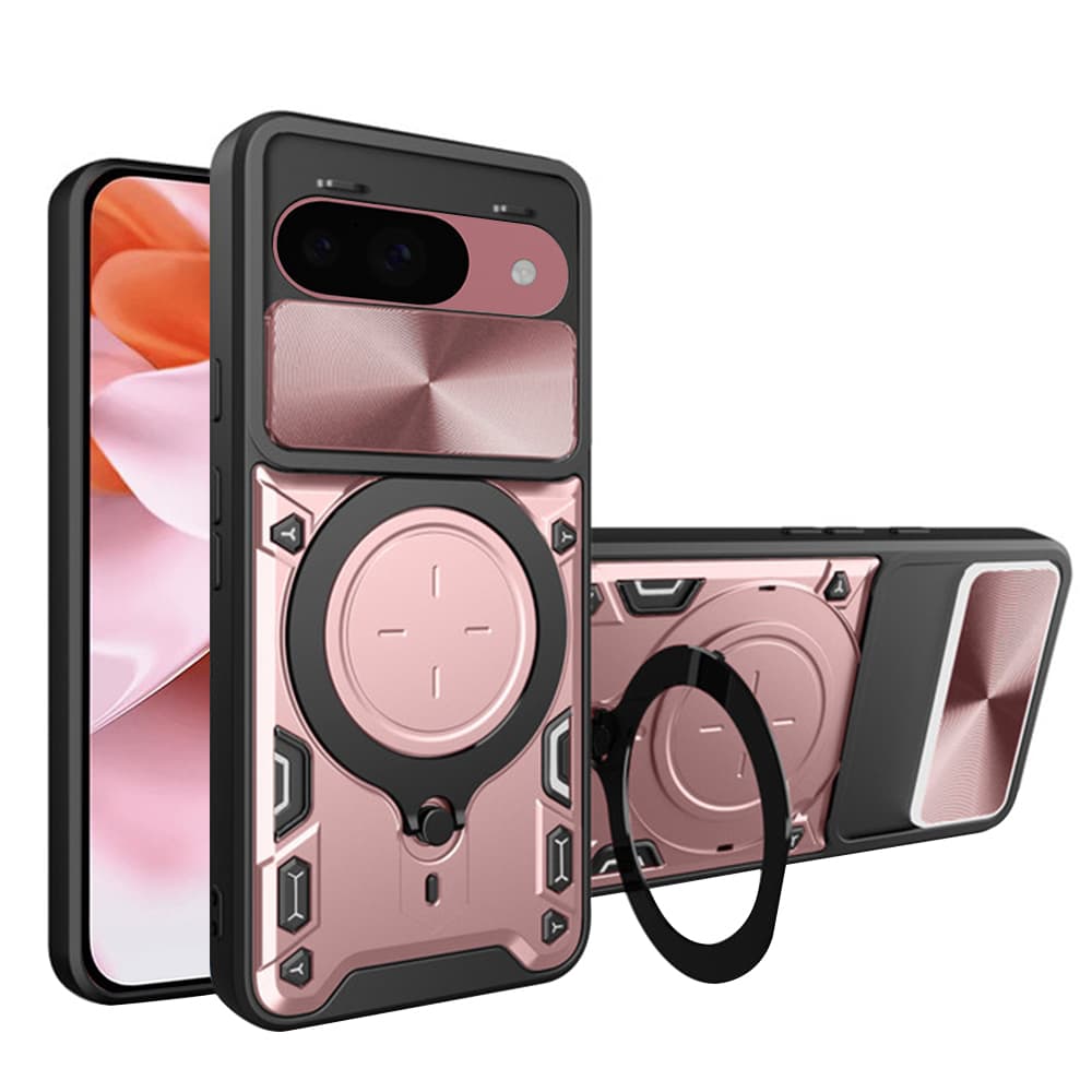 Techsuit CamGuard Pro Google Pixel 9 9 Pro Růžové zlato - náhled 1
