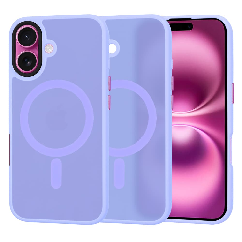 Techsuit HaloFrost MagSafe Series iPhone 16 Plus Světle fialová - náhled 1