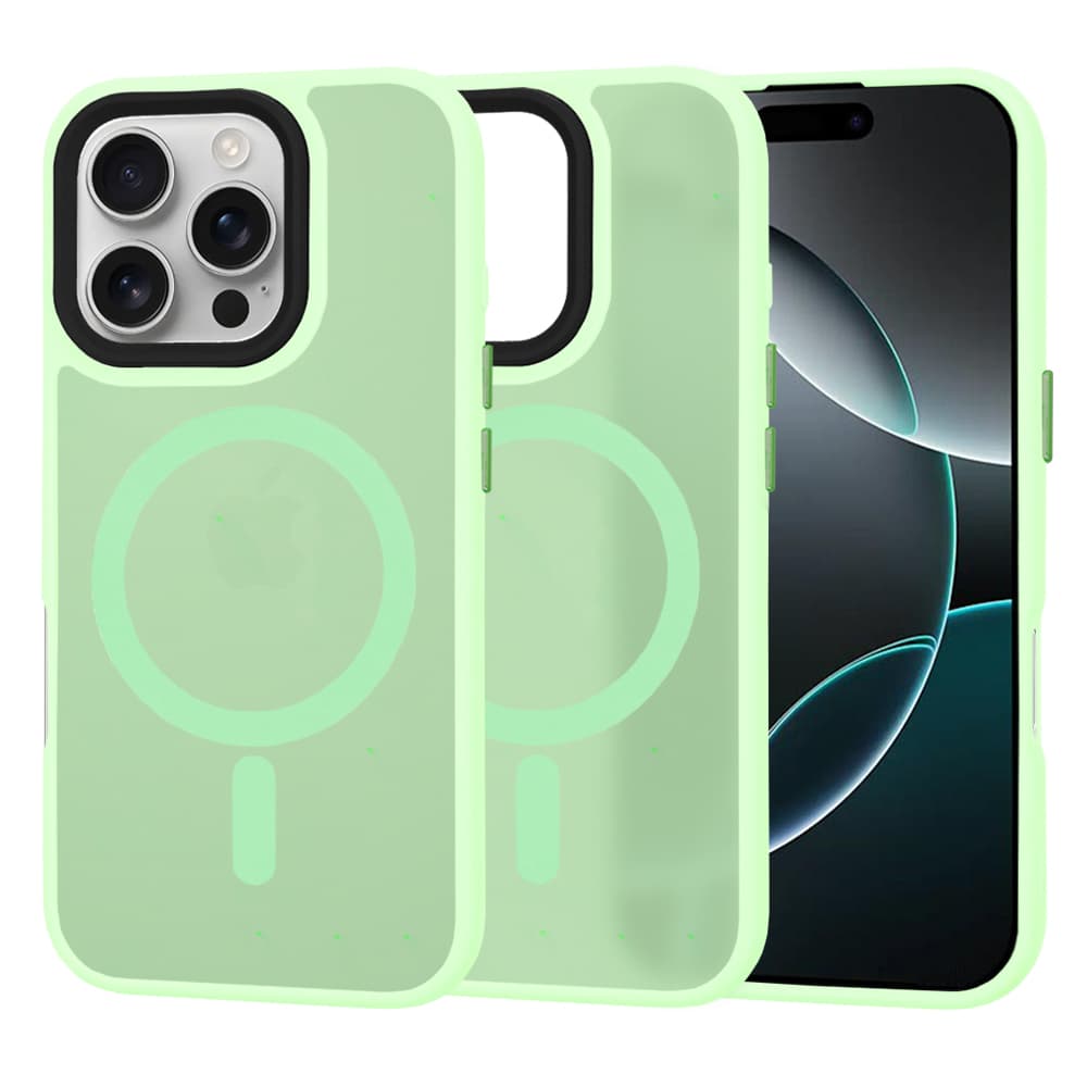 Techsuit HaloFrost MagSafe Series iPhone 16 Pro Světle zelená - náhled 1