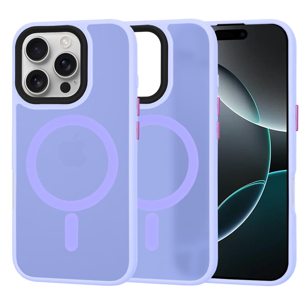 Techsuit HaloFrost MagSafe iPhone 16 Pro světlefialová - náhled 1
