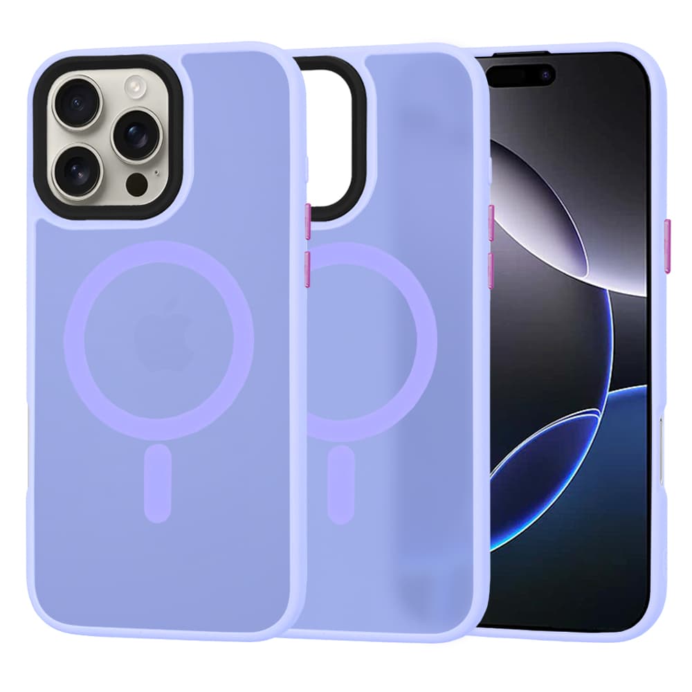 Techsuit HaloFrost MagSafe Series iPhone 16 Pro Max Světle fialová - náhled 1