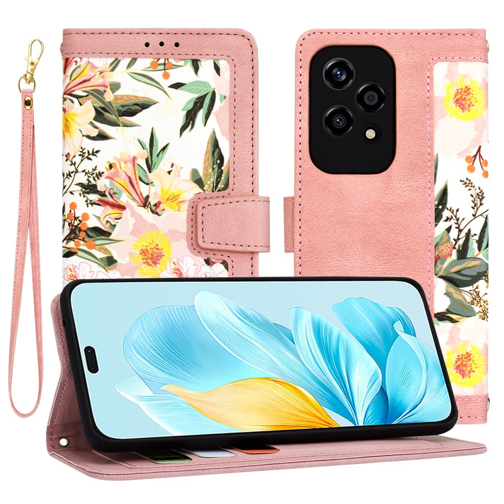 Techsuit FlipCraft Honor 200 Lite Sweetheart Pink - náhled 1