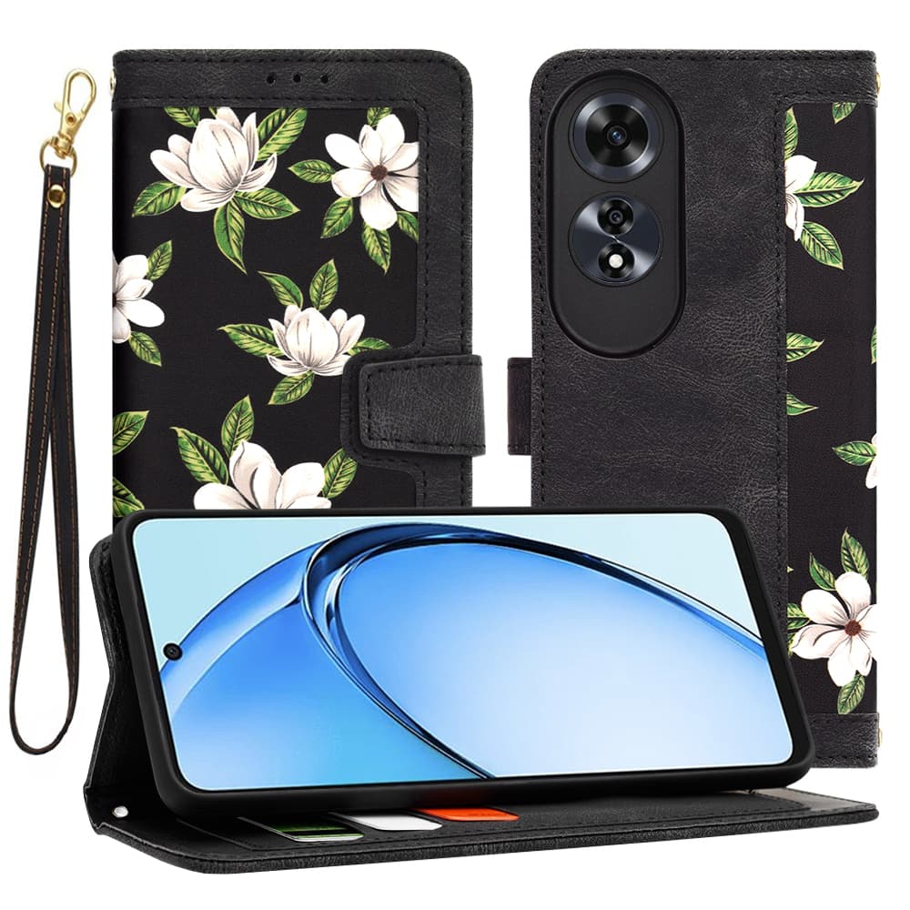Techsuit Flipové pouzdro Oppo A60 4G Květy úsvitu - náhled 1