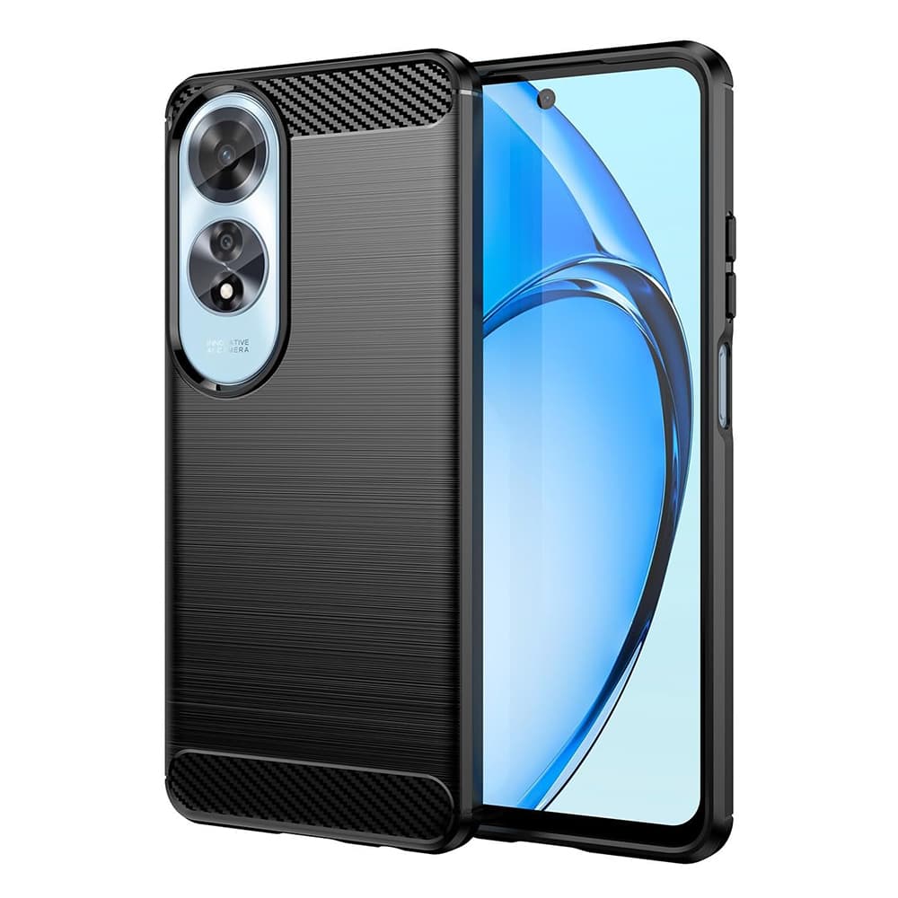 Techsuit Karbon Silikon Oppo A60 4G Black - náhled 1