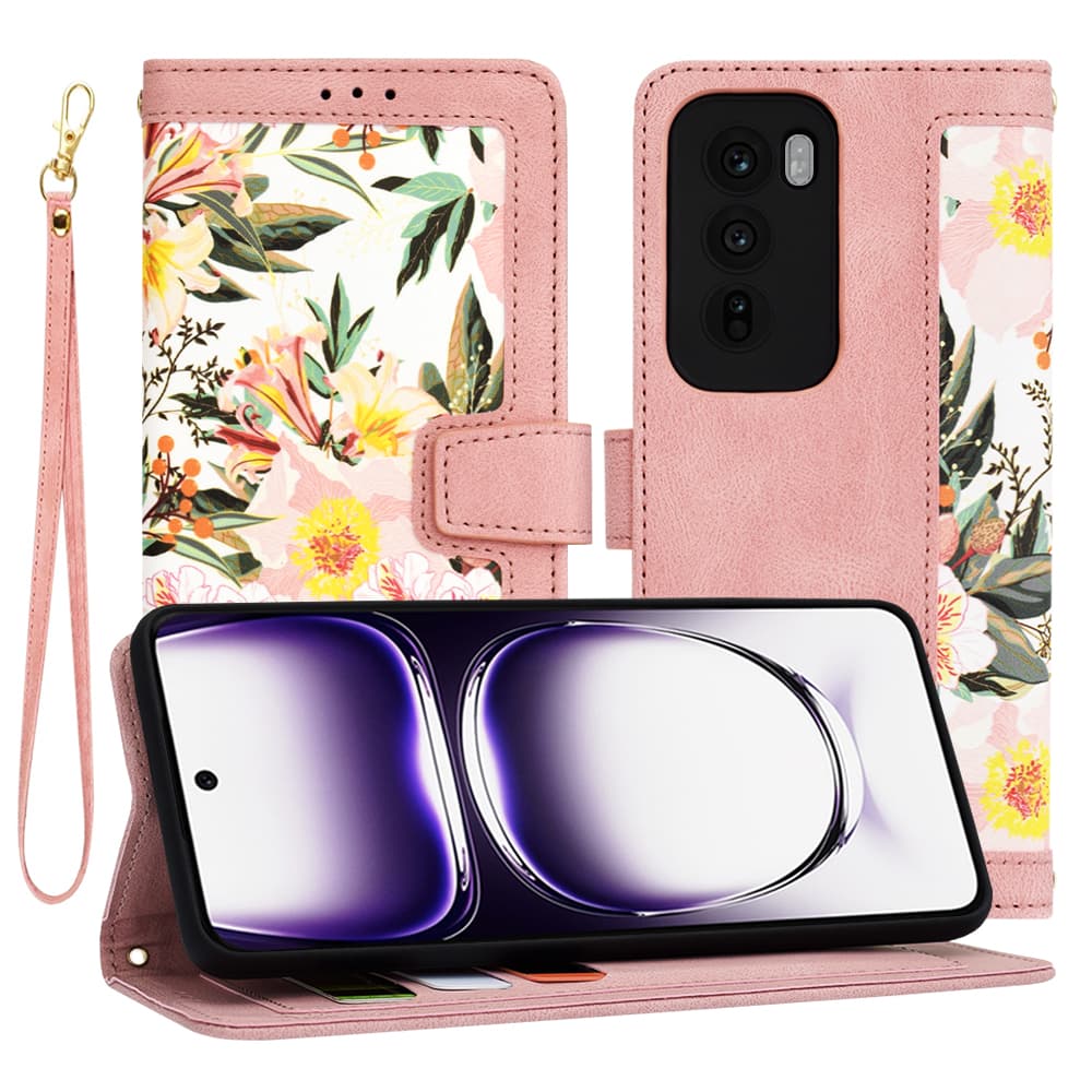 Techsuit FlipCraft pouzdro Oppo Reno12 Sweetheart Pink - náhled 1