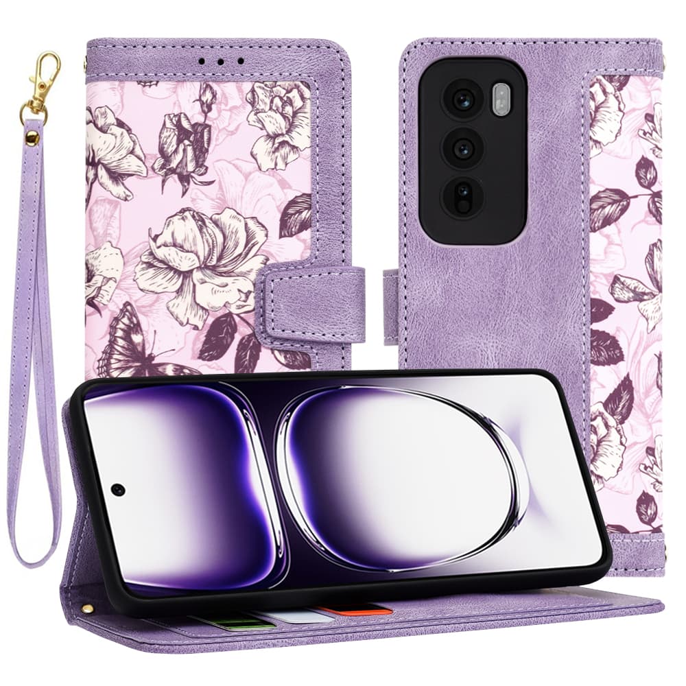 Techsuit FlipCraft Oppo Reno12 Tajemná Fialová - náhled 1