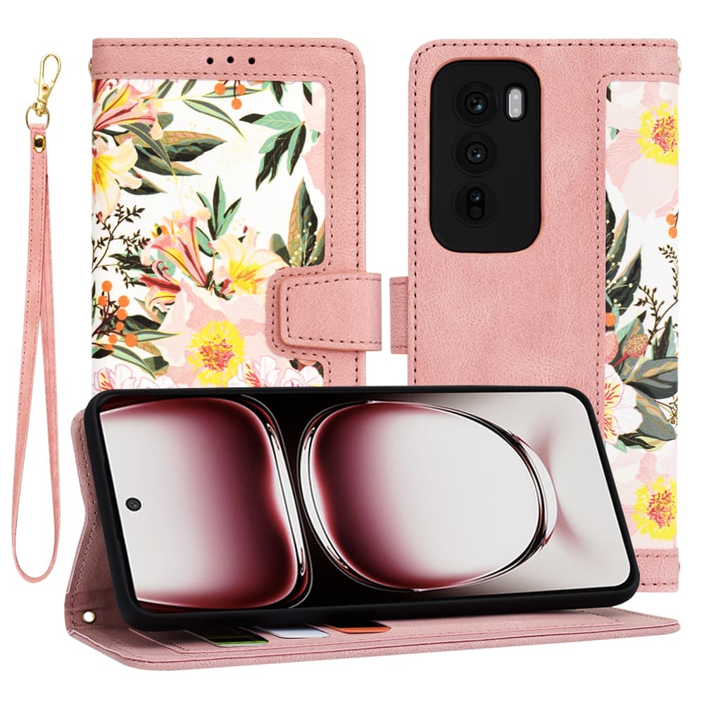 Techsuit FlipCraft Oppo Reno12 Pro Sweetheart Pink - náhled 1