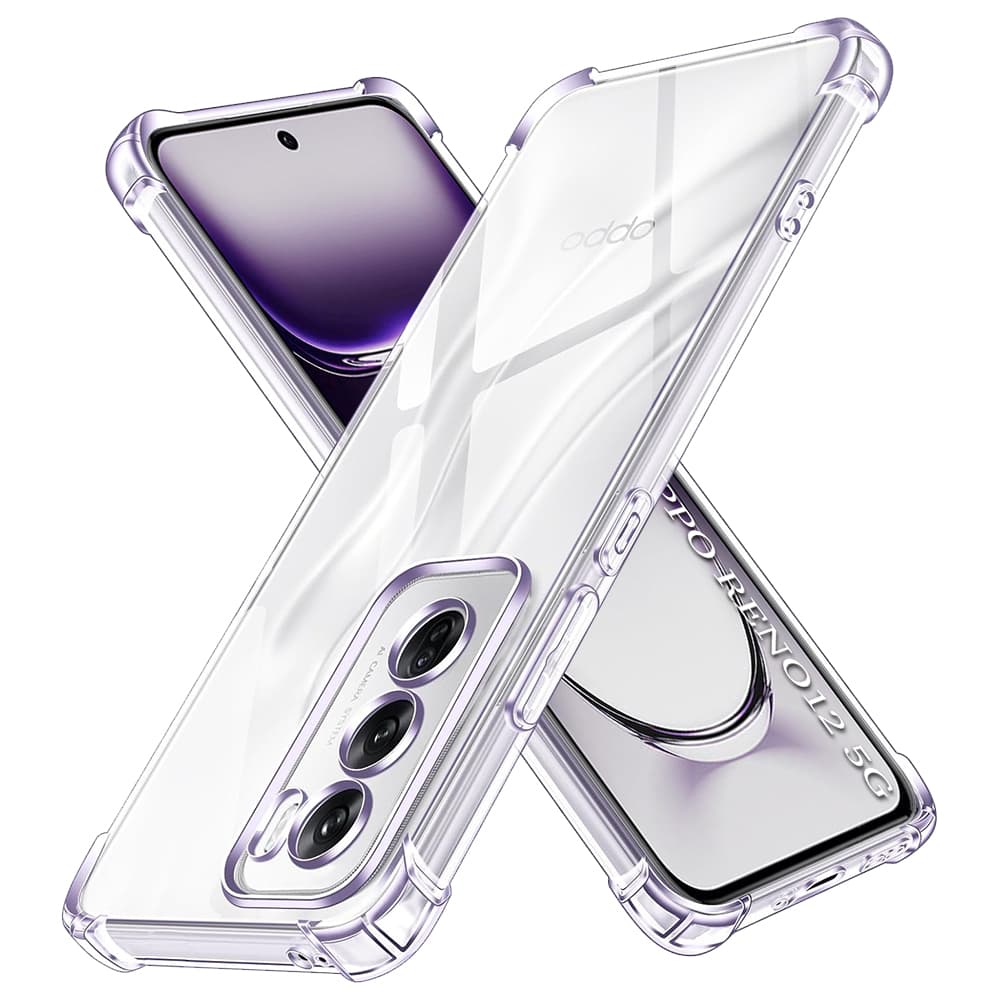 Techsuit Shockproof čirý silikonový obal Oppo Reno12 - náhled 1