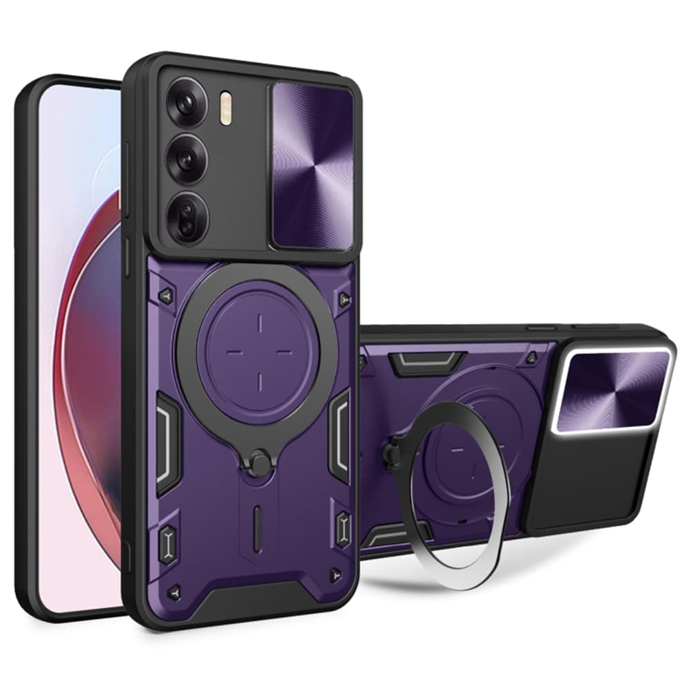 Techsuit CamGuard Pro Oppo Reno12 Fialová - náhled 1