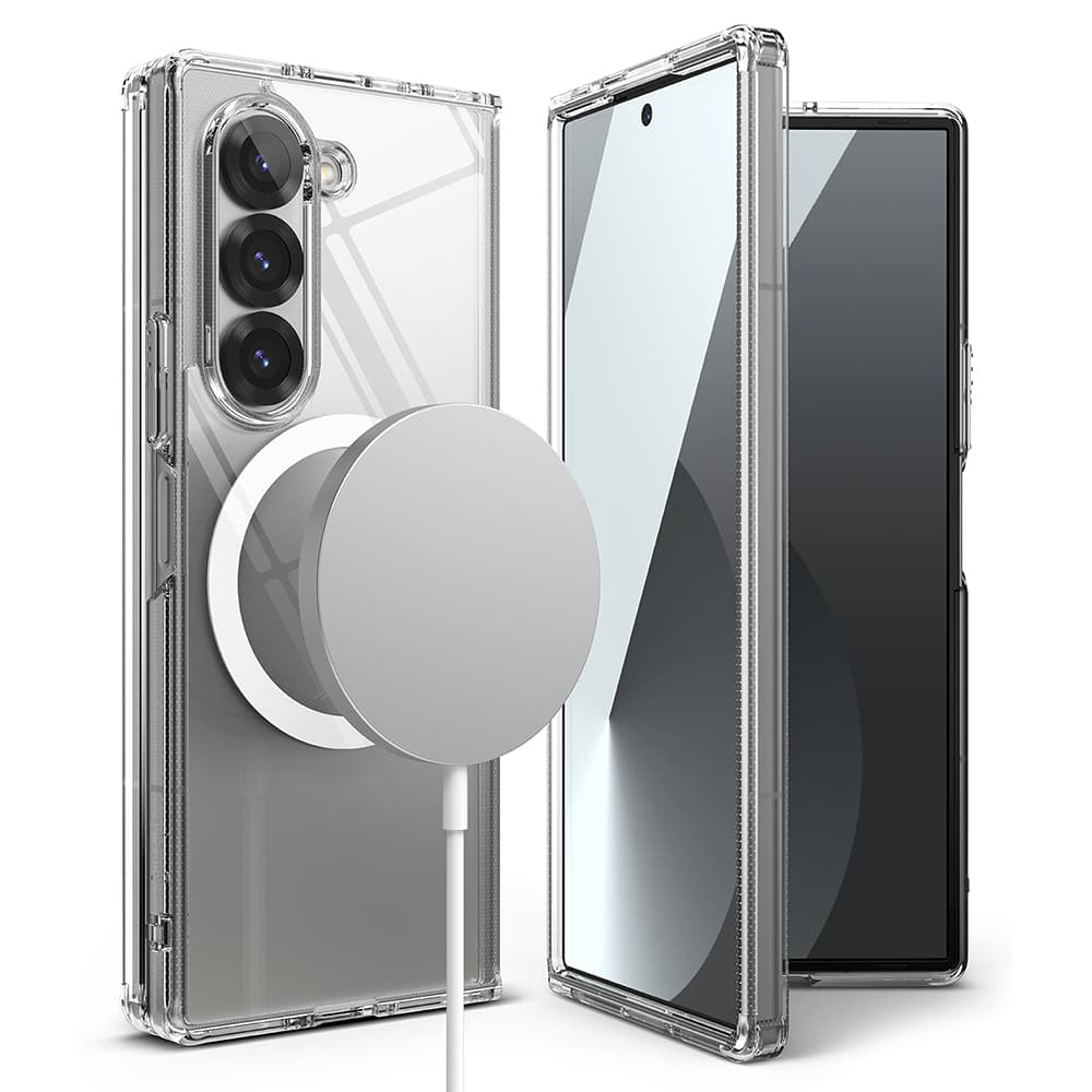 Ringke Fusion MagSafe kryt Samsung Galaxy Z Fold6 průhledný - náhled 1