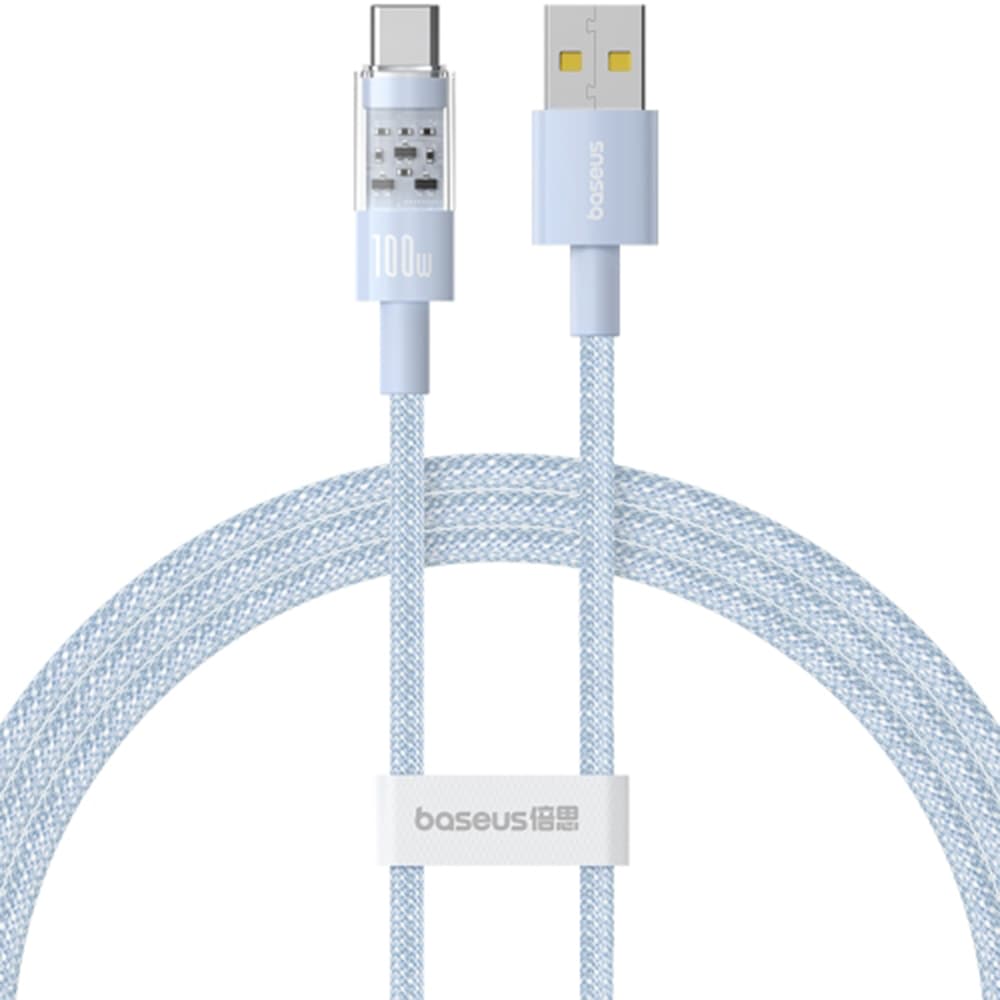 Baseus Data Cable Gem USB na Type C 100W 2m Galaxy Blue - náhled 1