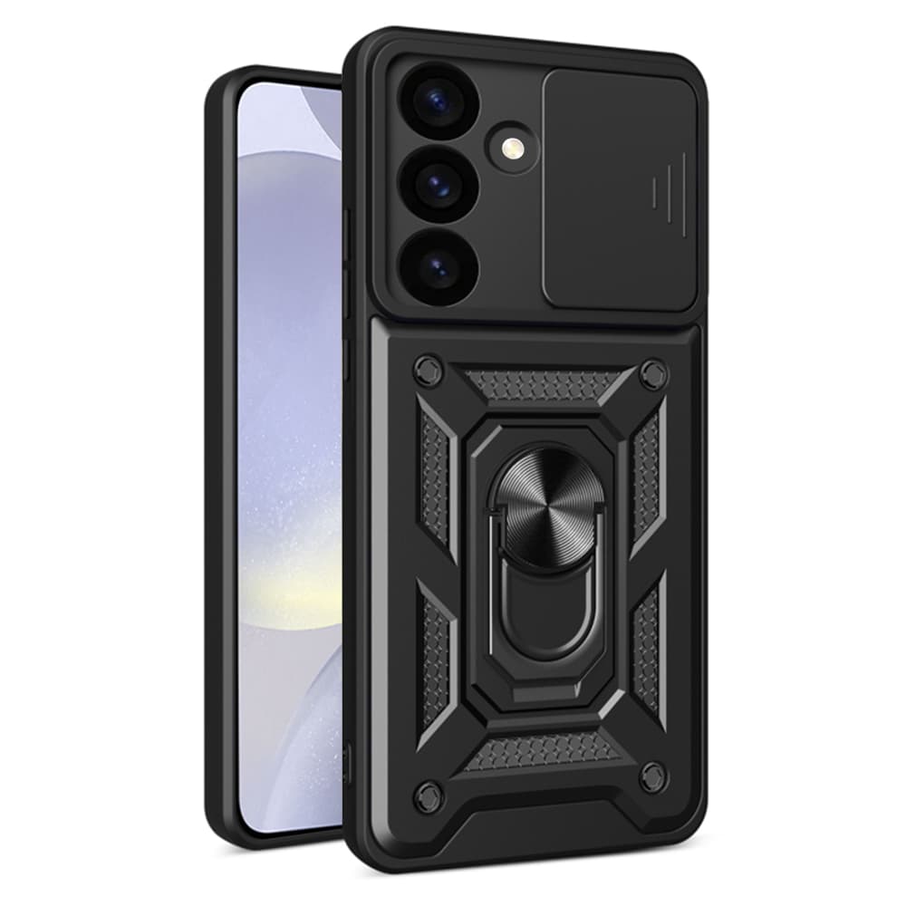 Techsuit CamShield pouzdro Samsung Galaxy S24 FE Black - náhled 1
