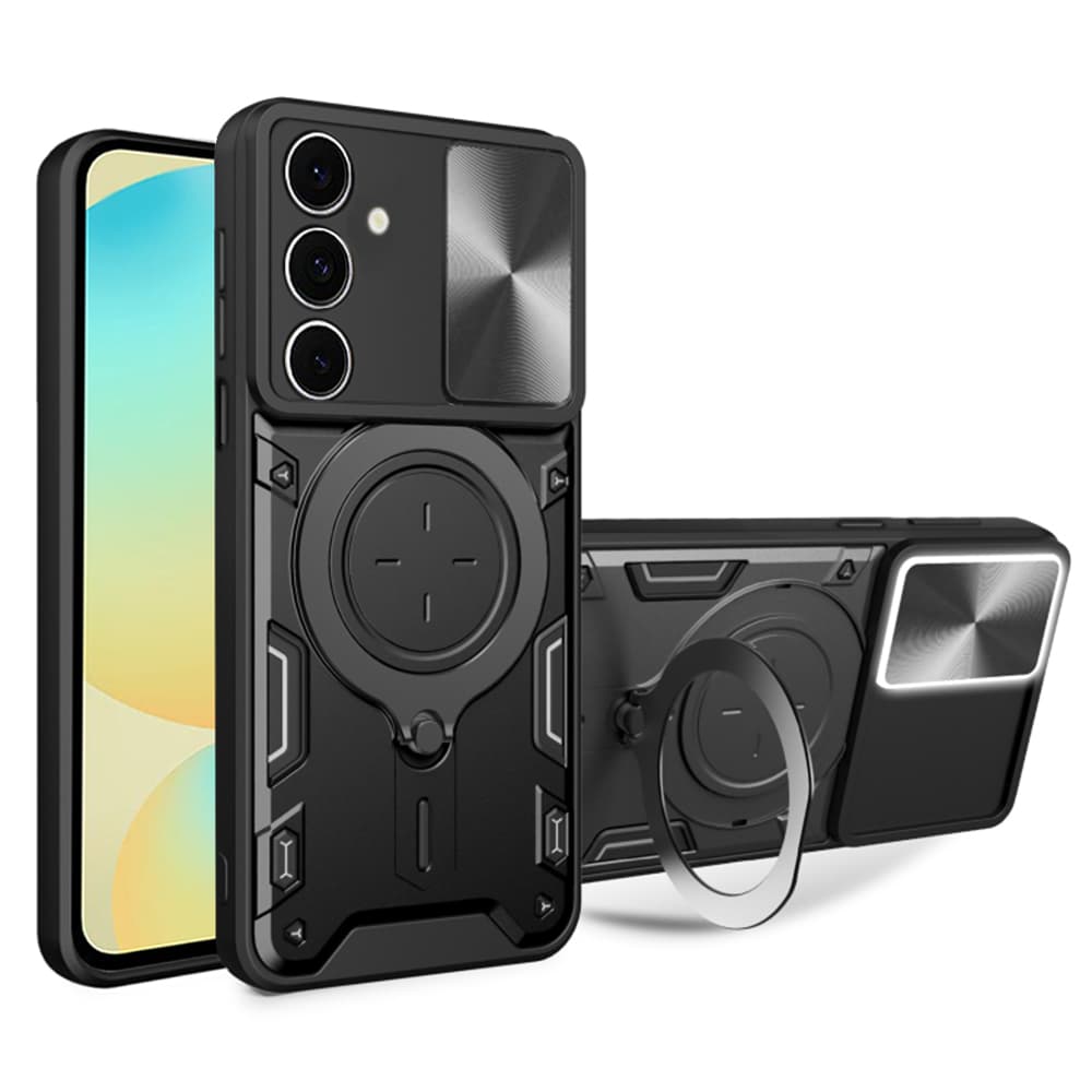 Techsuit CamGuard Pro Samsung Galaxy S24 FE Black - náhled 1