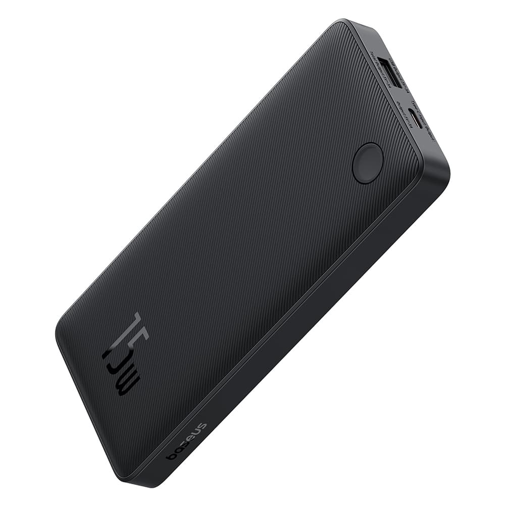 Baseus Power Bank Airpow Lite 10000mAh 15W Type-C s kabelem Cosmic Black
