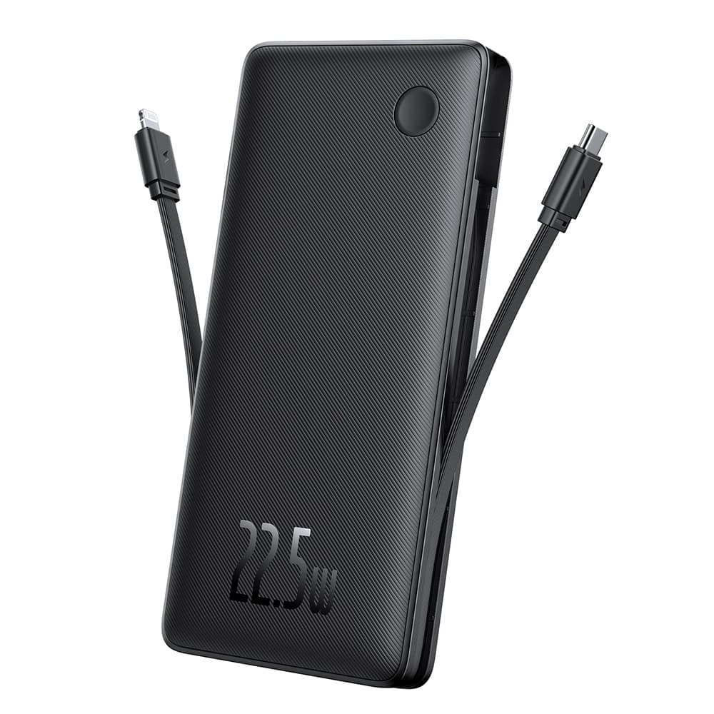 Baseus Power Bank Airpow Air Lite 10000mAh 22.5W Black - náhled 1