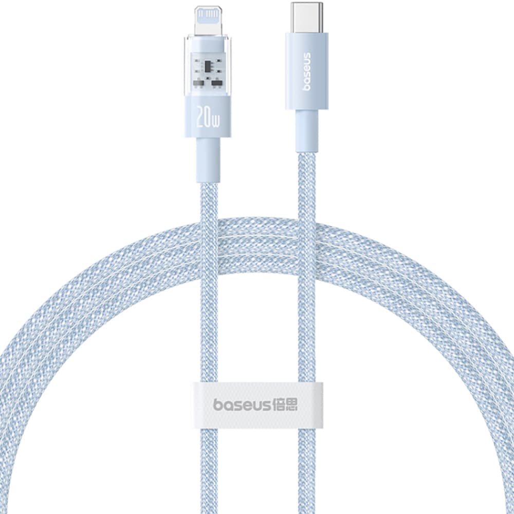 Baseus Gem USB-C Lightning Rychlonabíjení 20W Galaxy Blue - náhled 1
