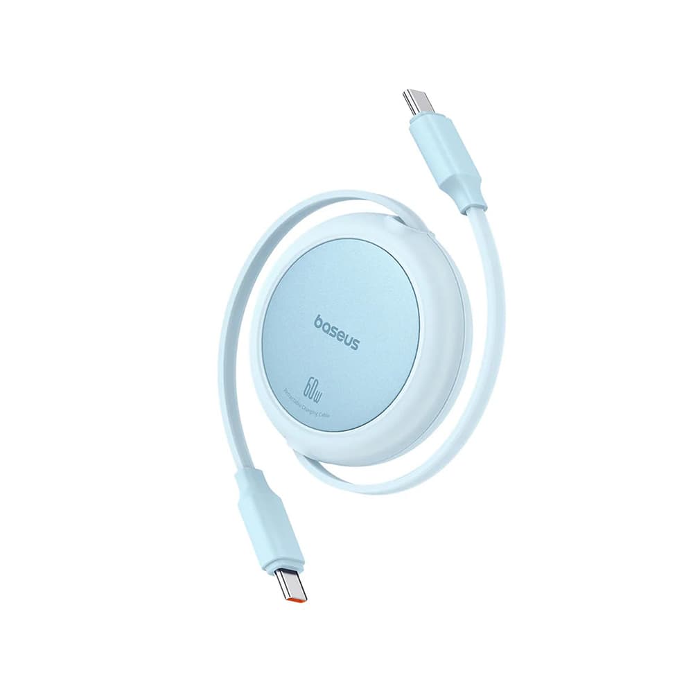 Baseus Free2Pull Mini Type-C na Type-C 60W 1m Galaxy Blue - náhled 1