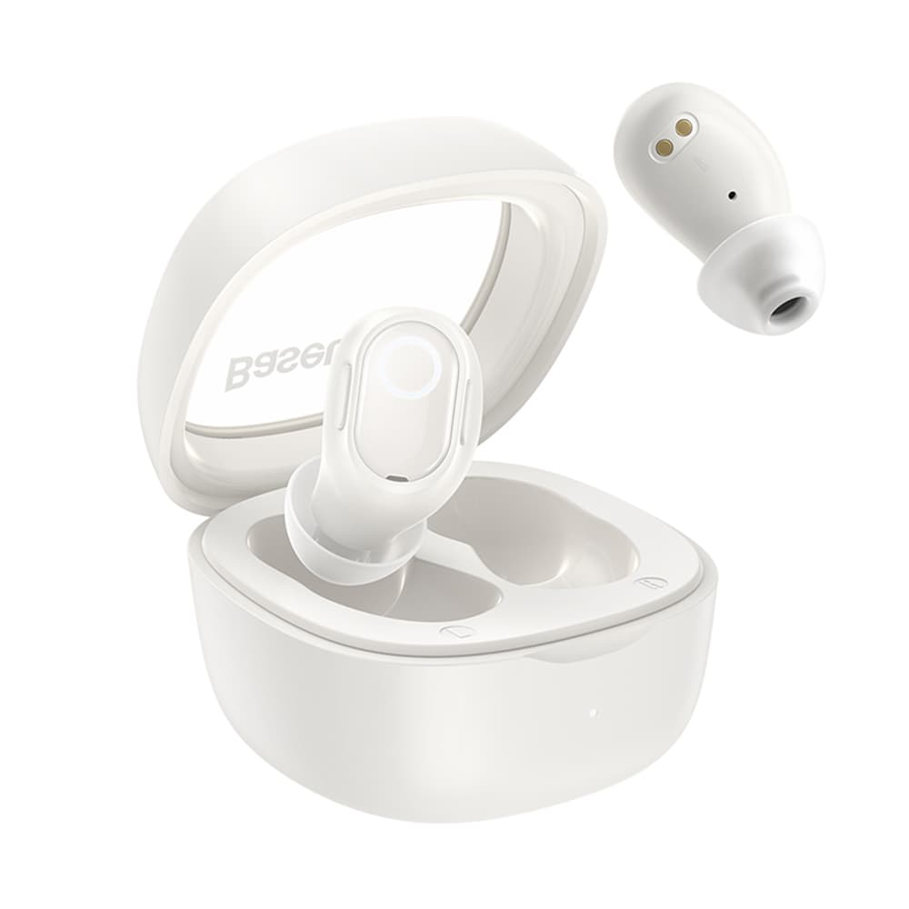 Baseus Bowie WM02 bezdrátová sluchátka In Ear Creamy White - náhled 1