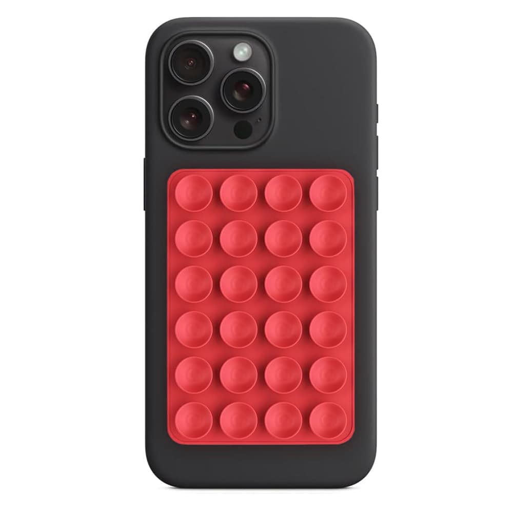 Techsuit SR-PAD držák telefonu přísavka silikon červená - náhled 1