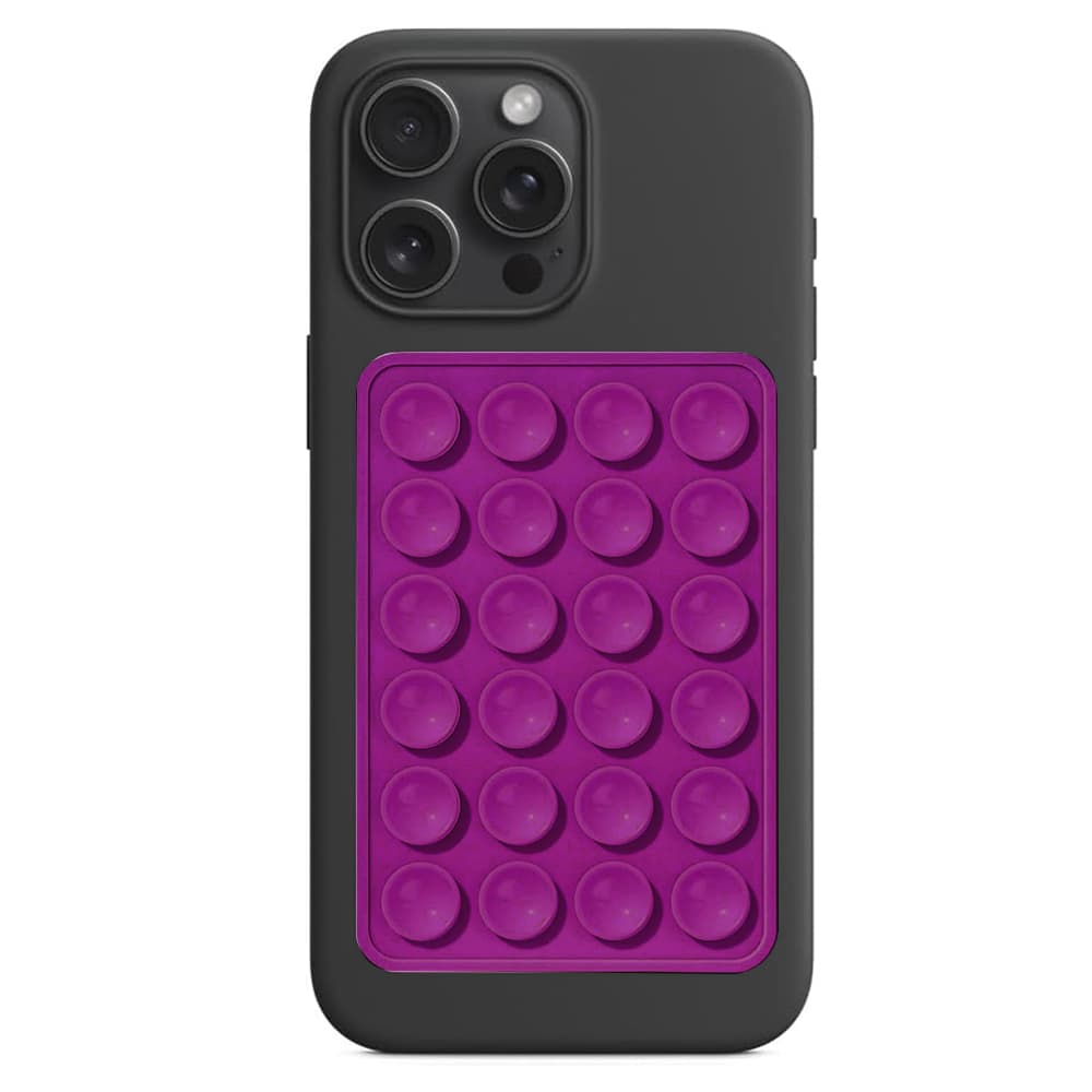 Techsuit SP-PAD Držák telefonu přísavka silikon fialový - náhled 1