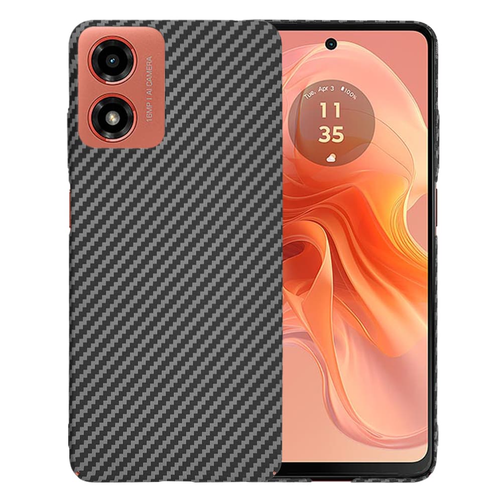 Techsuit Carbonite FiberShell Moto G04 G04s G24 E14 černá - náhled 1