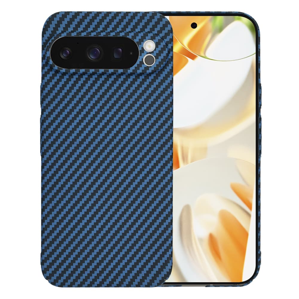 Techsuit Carbonite FiberShell pro Google Pixel 9 Pro Cyan - náhled 1