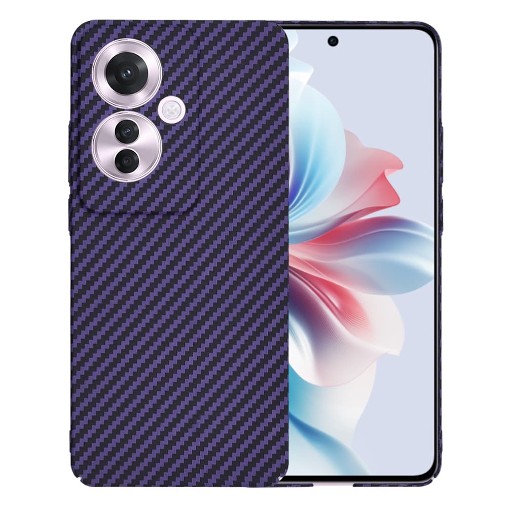 Obal Techsuit Carbonite FiberShell Oppo Reno11 F fialový - náhled 1