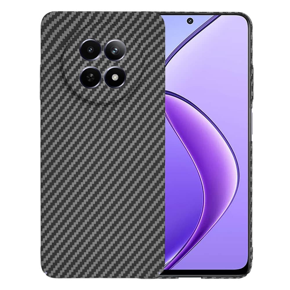 Techsuit Karbonové vlákno pouzdro Realme 12 12x Černá - náhled 1