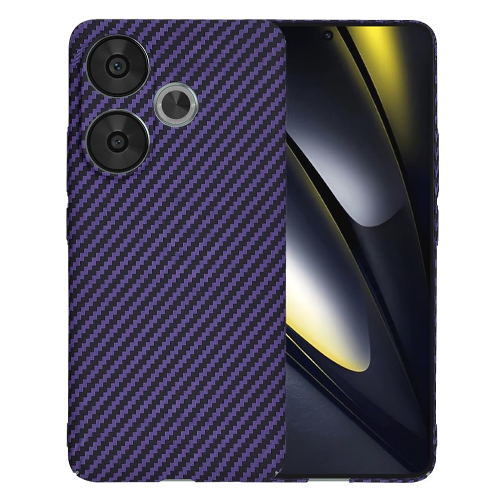 Techsuit Carbonite FiberShell Xiaomi Poco F6 fialové - náhled 1