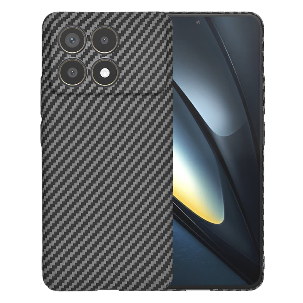 Techsuit Karbonová skořepina Xiaomi Poco F6 Pro Černá - náhled 1
