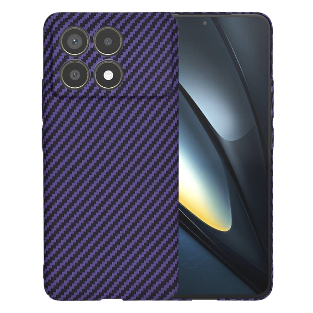 Techsuit Carbonite pouzdro Xiaomi Poco F6 Pro fialové - náhled 1