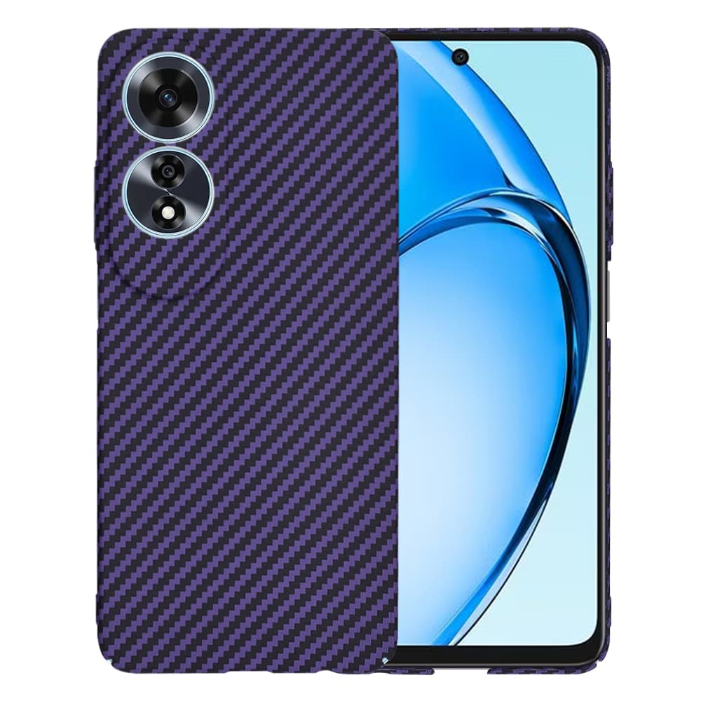 Techsuit Carbonite FiberShell kryt Oppo A60 4G Purple - náhled 1