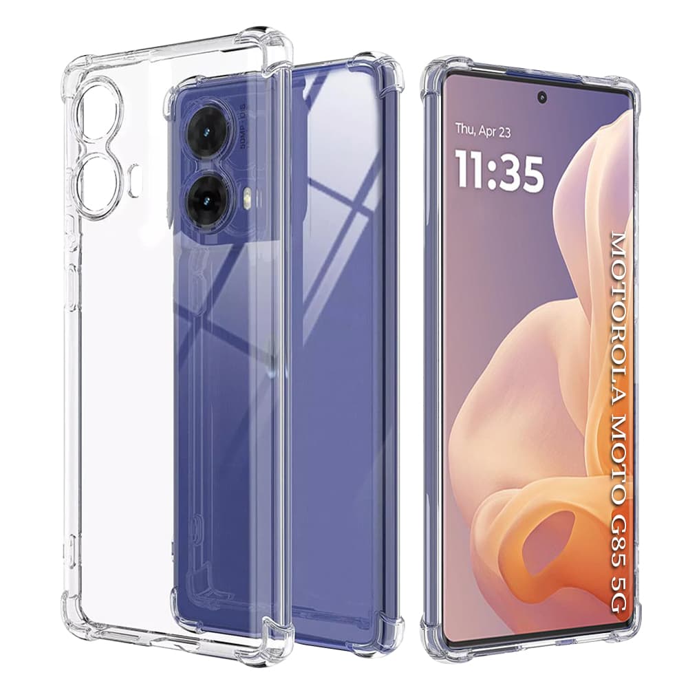 Techsuit silikonové odolné pouzdro Motorola Moto G85 čiré - náhled 1