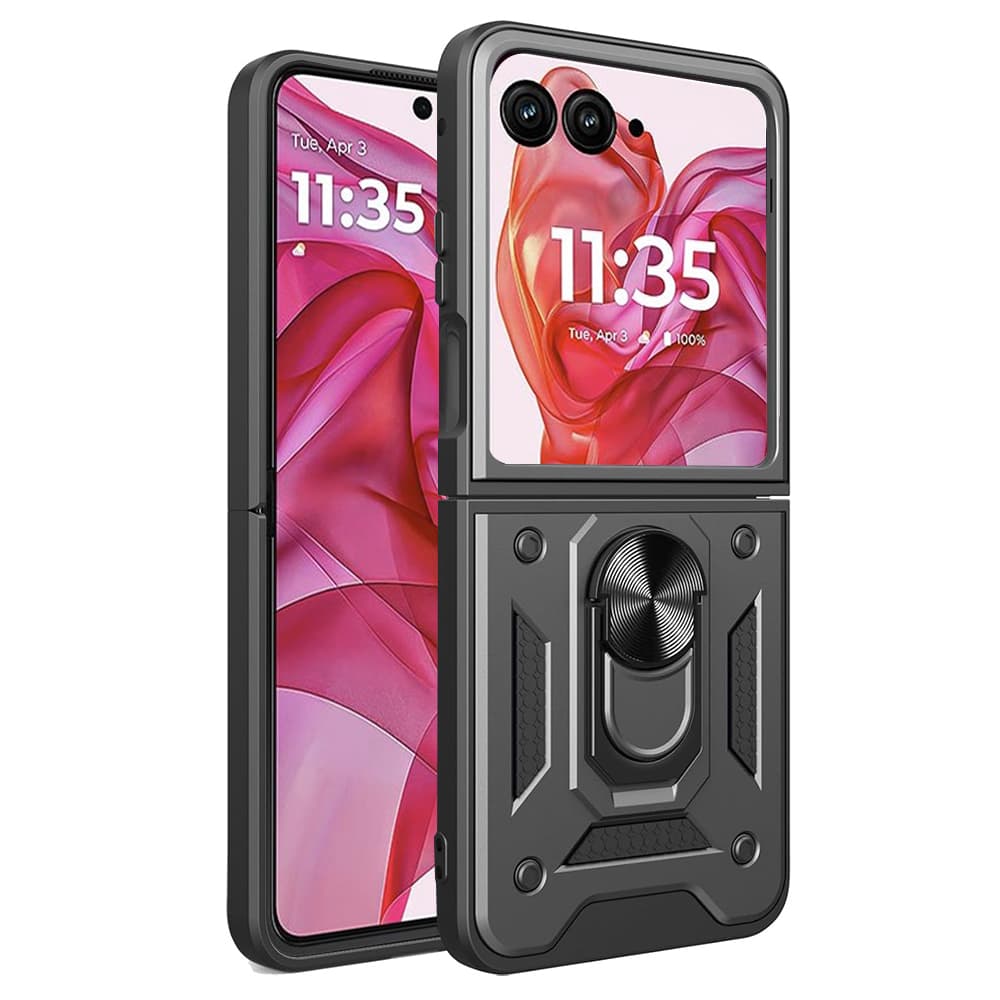 Techsuit CamShield Series kryt Motorola Razr 50 Ultra Black - náhled 1
