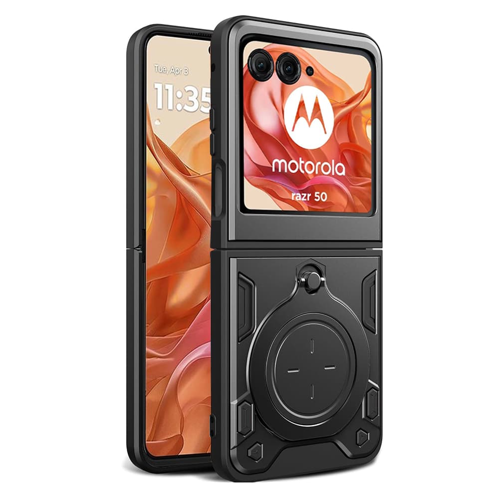 Techsuit CamGuard Pro kryt Motorola Razr 50 Razr 60 černý - náhled 1